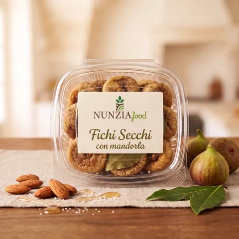 Fichi secchi con mandorla tostata Nunzia Food