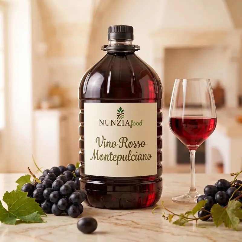 Vino rosso Montepulciano Nunzia Food